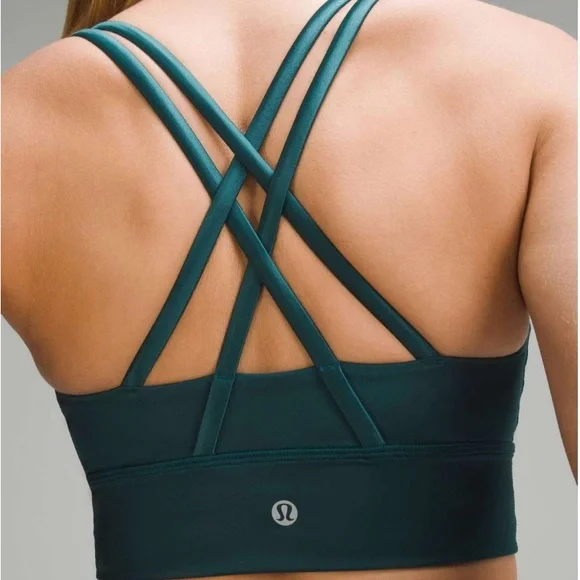 NEW Lululemon Energy Longline Bra *Medium Support, B-D Cups Foil
Storm Teal - Picture 1 of 6